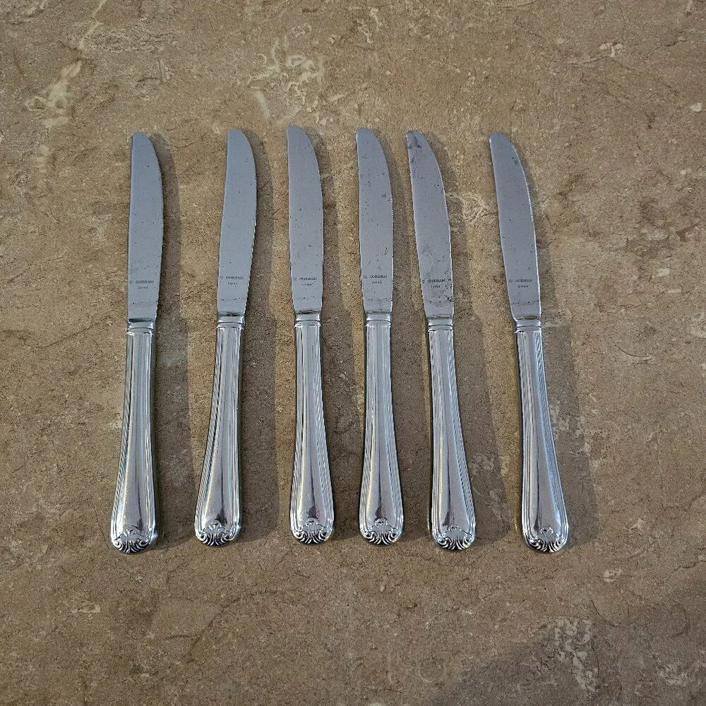 Lot of 6 Gorham WINFIELD Dinner Knives 9